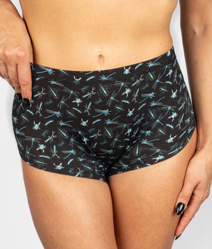 AiraModal™ Iridescent Insects Boxer Boyshort