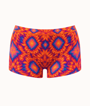 AiraModal™ Retro Kaleidoscope Boxer Boyshort
