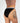 Black Cotton Knotty Banded Cotton Briefs