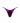 High-Rise Purple Satin Thong