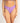 Violet Petal Mesh Thong