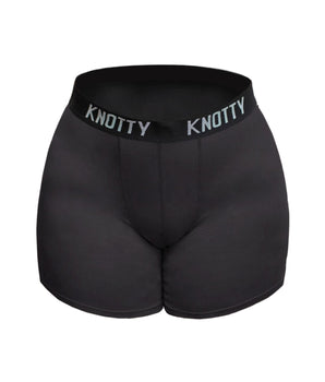 AiraModal™ Ribbed Black Boxer