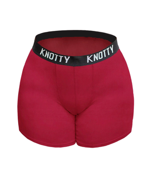 AiraModal™ Ribbed Burgundy Boxer